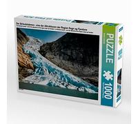CALVENDO Puzzle Le Briksdalsbreen - l'une des Attractions de la région de SOGN OG Fjordane 1000 Pieces 64 x 48 cm from Bernd Schiedl