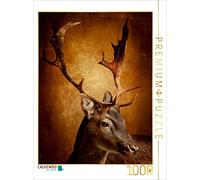 CALVENDO Puzzle Le cerf aux Bois d'or 1000 Pieces 48 x 64 cm from Heike Hultsch