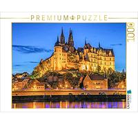 CALVENDO Puzzle Le château d'Albrechtsburg de Nuit 1000 Pieces 64 x 48 cm from Nina Schwarze