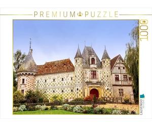 CALVENDO Puzzle Le Château de Saint-Germain-de-Livet 1000 Pieces 64 x 48 cm from Stefan Schütter