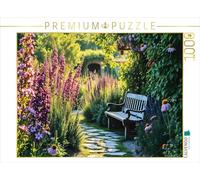 CALVENDO Puzzle Le Chemin vers Le mystère des Fleurs | 1000 pièces Taille de la Pose 64 x 48 cm Puzzle Photo pour des Heures heureuses