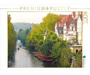 CALVENDO Puzzle Le Front du Neckar de Tübingen avec des punts en Automne 1000 Pieces 64 x 48 cm from Christoph Maas