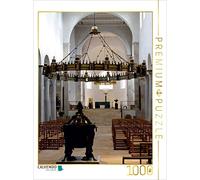 CALVENDO Puzzle Le Lustre hélicoïdal du 11e siècle Flotte dans la NEF de la cathédrale. 1000 Pieces 48 x 64 cm from Gerhard Niemsch