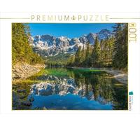 CALVENDO Puzzle Le Massif du Zuspitz Se reflète dans Le lac Eibsee 1000 Pieces 64 x 48 cm from Sascha Ferrari