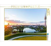 CALVENDO Puzzle Le Parc Olympique avec Le Stade Olympique et la Tour Olympique à Munich 1000 Pieces 64 x 48 cm from Werner Dieterich
