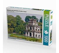 CALVENDO Puzzle Le pavillon des Tortues à Hanoi rempli de Marcheurs 1000 Pieces 64 x 48 cm from Martin Ristl