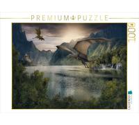 CALVENDO Puzzle Le Pays des Dragons 1000 Pieces 64 x 48 cm from Simone Wunderlich