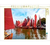 CALVENDO Puzzle Le Port de Bodstedt pour la régate Zeesboot 1000 Pieces 64 x 48 cm from Stefan Dinse