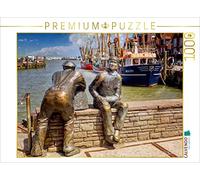 CALVENDO Puzzle Le Port de Neuharlingersiel 1000 pièces Taille de la Pose 64 x 48 cm Photo Puzzle Image de Peter Roder