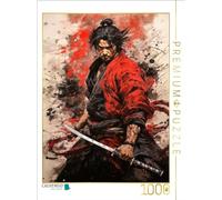 CALVENDO Puzzle Le Samouraï Combattant | 1000 pièces de Taille de la Ponte 48 x 64 cm Puzzle Photo pour des Heures heureuses