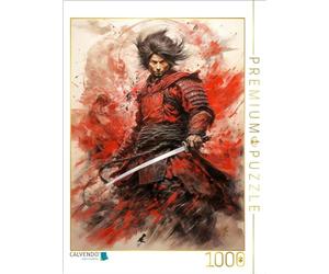 CALVENDO Puzzle Le Samouraï victorieux | 1000 pièces Taille de la Pose 48 x 64 cm Puzzle Photo pour des Heures heureuses