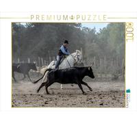 CALVENDO Puzzle Le tri des taureaux 1000 Pieces 64 x 48 cm from Alain Gaymard