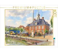 CALVENDO Puzzle Leer harbor promenade | 1000 pieces, finished size 25.2 × 18.9 i