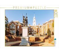 CALVENDO Puzzle Legislativ Hall & Monument - Dover, Delaware | 1000 pièces de Taille de la Ponte 64 x 48 cm Puzzle Photo pour des Heures heureuses