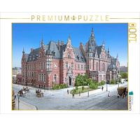 CALVENDO Puzzle Leipzig - Buchhändlerbörse um 1900 | 1000 Teile Lege-Größe 64x48