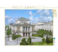 CALVENDO Puzzle Leipzig - Gewandhaus und Bibliothek 1000 Teile Puzzle quer 1000 Pieces 64 x 48 cm from André Tetsch