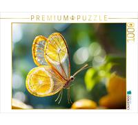 CALVENDO Puzzle Lemon butterfly | 1000 pieces, finished size 25.2 × 18.9 in (64