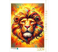 CALVENDO Puzzle Leo - A motif from the calendar Zodiac Signs - A year under the