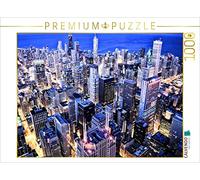 CALVENDO Puzzle Les Canyons urbains de Chicago vus du Ciel 1000 Pieces 64 x 48 cm from Renate Bleicher