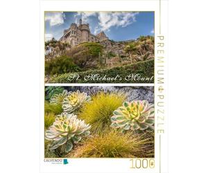 CALVENDO Puzzle Les Jardins de St Michael's Mount en Cornouailles, Angleterre 1000 pièces Taille de la Pose 48 x 64 cm Photo Puzzle Image par Christian Müringer