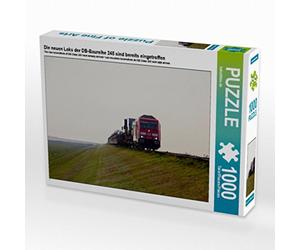 CALVENDO Puzzle Les Nouvelles locomotives DB Classe 245 sont déjà arrivées 1000 Pieces 64 x 48 cm from Jan Van DYK
