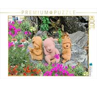 CALVENDO Puzzle Les poupées Amusantes dans Le Jardin | 1000 pièces - Dimensions : 64 x 48 cm - Puzzle Photo pour des Heures de Bonheur
