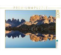 CALVENDO Puzzle Les Sommets des Dolomites de Brenta Se reflètent Parfaitement dans Le Lago Nero. 1000 Pieces 64 x 48 cm from Martin Zwick