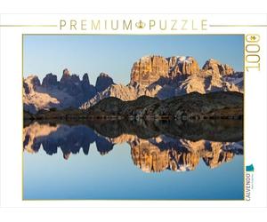 CALVENDO Puzzle Les Sommets des Dolomites de Brenta Se reflètent Parfaitement dans Le Lago Nero. 1000 Pieces 64 x 48 cm from Martin Zwick