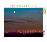 CALVENDO Puzzle Lever de Lune sur Les Alpes bernoises 1000 Pieces 64 x 48 cm from Thomas Wahli