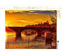 CALVENDO Puzzle Lever de Soleil sur l'Elbe à Dresde 1000 Pieces 64 x 48 cm from Dirk Meutzner
