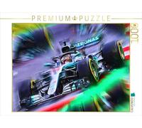 CALVENDO Puzzle Lewis Hamilton Chasse avec succès Les Nombreux Records du légendaire Michael Schumacher | Puzzle Photo de 1000 pièces de 64 x 48 cm pour des Heures de Bonheur