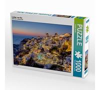 CALVENDO Puzzle Lichter Von Oia 1000 Teile Puzzle quer 1000 Pieces 64 x 48 cm from TomKli