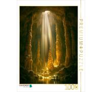 CALVENDO Puzzle Faisceau de lumière dans Les Profondeurs d'une Grotte géante | 1000 pièces de Ponte 48 x 64 cm Puzzle Photo pour des Heures heureuses