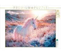 CALVENDO Puzzle Licorne dans la Brillance des étoiles du Matin | 1000 pièces de Taille de la Ponte 64 x 48 cm Puzzle Photo pour des Heures heureuses