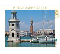 CALVENDO Puzzle Lighthouse overlooking the Venice Lagoon and the Campanile | 100