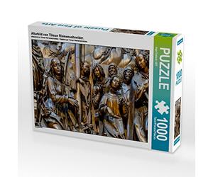 CALVENDO Puzzle l'image Montre Une Section de la châsse Centrale de l'autel marial réalisée par Veit Stoß en 1523. 1000 Pieces 64 x 48 cm from Ingo Gerlach
