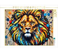 CALVENDO Puzzle Lion | 1000 pieces, finished size 25.2 × 18.9 in (64 × 48 cm) |