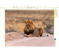 CALVENDO Puzzle Lion Majestueux | 1000 pièces 64 x 48 cm Photo Puzzle Heures Heures