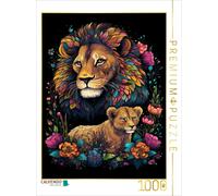 CALVENDO Puzzle Lions | 1000 pieces, finished size 25.2 × 18.9 in (64 × 48 cm) |