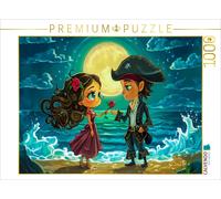 CALVENDO Puzzle Little pirate marries the mermaid in a wedding on the beach by m