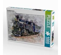CALVENDO Puzzle Locomotive à Vapeur 1000 Pieces 64 x 48 cm from Peter Roder