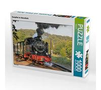 CALVENDO Puzzle Locomotive à Vapeur dans la lumière du Soir 1000 Pieces 64 x 48 cm from Silvia Ott