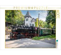 Puzzle CALVENDO Funiculaire de Lössnitz | 1000 pièces, format assemblé 64 × 48 c