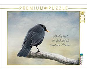 CALVENDO Puzzle L'oiseau précoce Attrape Le ver 1000 Pieces 64 x 48 cm from Heike Hultsch