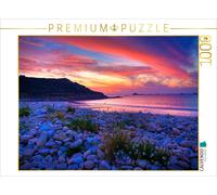 CALVENDO Puzzle Longing for Brittany - A Colorful Sunset on Guerzit Beach in the