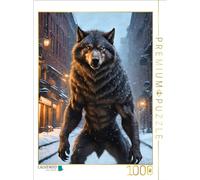 CALVENDO Puzzle Loup-Garou dans la Nuit Froide du Nouvel an | 1000 pièces de Taille de la Ponte 48 x 64 cm Puzzle Photo pour des Heures heureuses