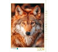 CALVENDO Puzzle Loup Mexicain avec Regard Intense dans Une lumière Chaude | 1000 pièces de Taille de la Ponte 48 x 64 cm Puzzle Photo pour des Heures heureuses