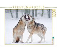 CALVENDO Puzzle Loups hurlants 1000 Pieces 64 x 48 cm from Wilfried Martin
