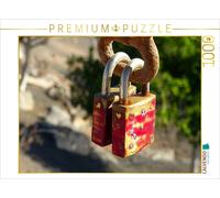 CALVENDO Puzzle Love locks in Lanzarote | 1000 pieces, finished size 25.2 × 18.9