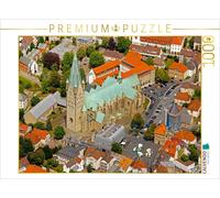 CALVENDO Puzzle Luftbilddes Paderborner Doms | 1000 Teile Lege-Größe 64x48cm Fot